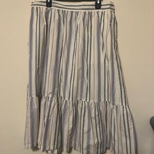 NWT A New Day Women's Striped Maxi Skirt